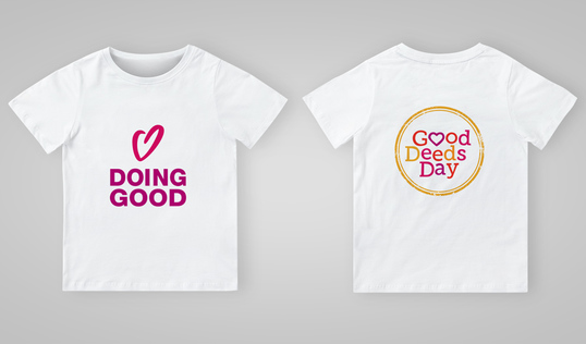 Good Deeds Day T-shirt in Italian