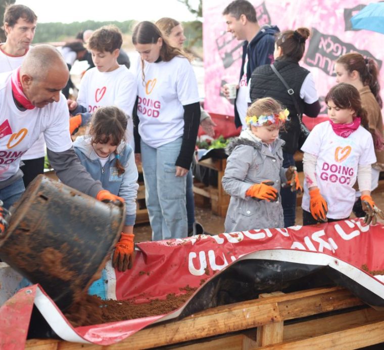 מעל 2 מיליון ישראלים צפויים להשתתף ביום מעשים טובים ה-19